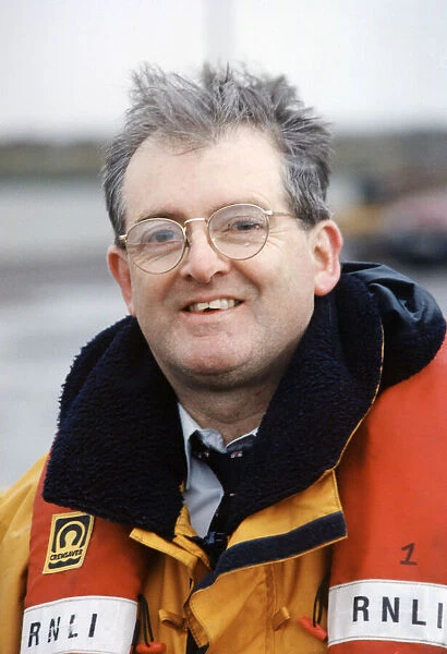 Barry lifeboat member Gerry Adams. 19th January 1998