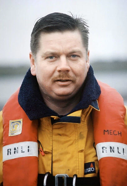 Barry lifeboat member Martin Hellyar. 19th January 1998