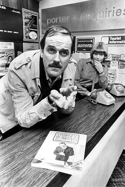 Basil Fawlty, in the shape of John Cleese, was in Newcastle to promote the latest book of