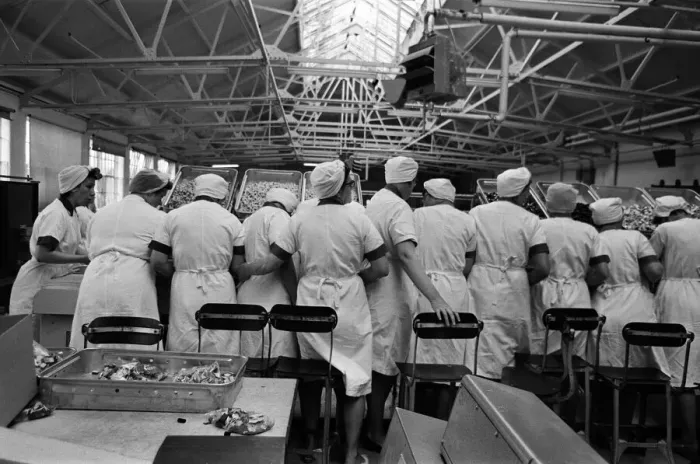Framed Print : Bassets confectionery factory, Owlerton, Sheffield. 4th September 1967 Framed Print : Bassets confectionery factory, Owlerton, Sheffield. 4th September 1967