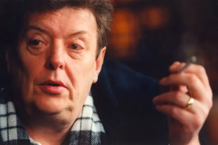 Framed Print : Former bassist of The Animals pop group Chas Chandler, talks about the building of