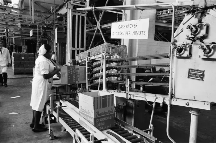Framed Print : Batchelors food factory, Wadsley Bridge, Sheffield. 4th September 1967 Framed Print : Batchelors food factory, Wadsley Bridge, Sheffield. 4th September 1967