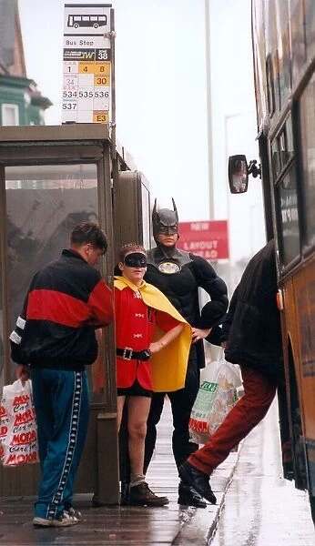 Batman and Robin, alias Lee Davison and Wayne Miller who helped to launch the Cathering