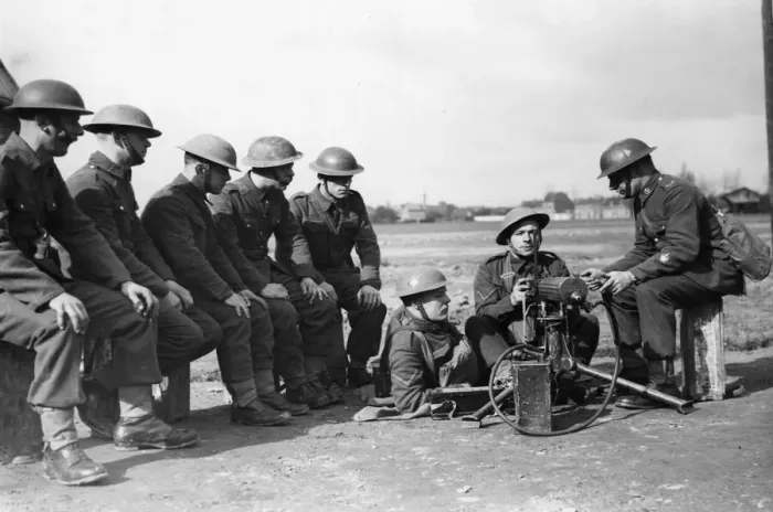 Framed Print : A battalion of the Middlesex Regiment serving with we British Expeditionary Force in Framed Print : A battalion of the Middlesex Regiment serving with we British Expeditionary Force in