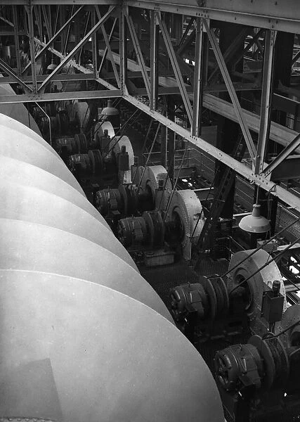 Battersea Power Station, London. 17th January 1934