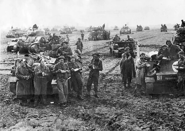 The Battle of Arnhem. thrusting north from Eindhoven, British troops crossed the Bois le