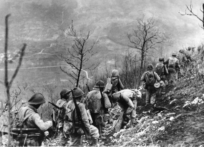 Framed Print : The Battle of Monte Cassino, a series of four assaults by Allied Forces against the Axis Framed Print : The Battle of Monte Cassino, a series of four assaults by Allied Forces against the Axis
