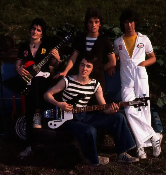 Framed Print : Bay City Rollers Scottish pop group July 1977 (Not the original line up) Framed Print : Bay City Rollers Scottish pop group July 1977 (Not the original line up)