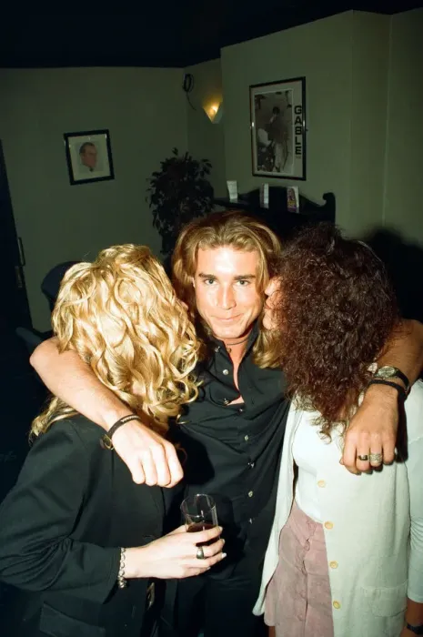 Framed Print : Baywatch actor Json Simmonds visits Nue Valbonne Nightclub, Reading. 16th April 1995 Framed Print : Baywatch actor Json Simmonds visits Nue Valbonne Nightclub, Reading. 16th April 1995