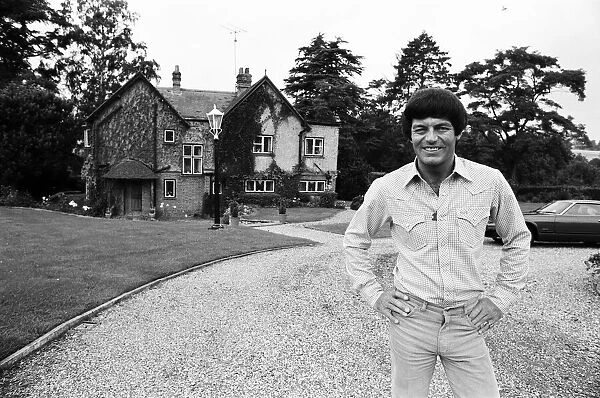 BBC DJ Tony Blackburn at his home in Cookham Dean, Berkshire