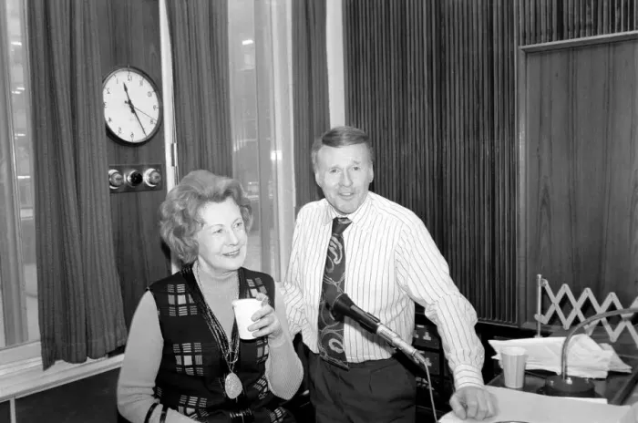 Framed Print : The BBC upset Mrs. Barbara Castle on Jimmy Young Show also Dr. B. Lewis