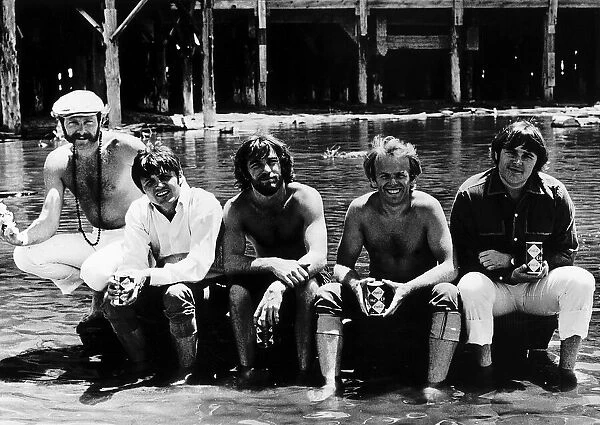 The Beach Boys American pop group circa 1975 Local Caption