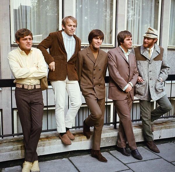 The Beach Boys. Bruce Johnston, Al Jardine, Dennis Wilson, Carl Wilson and Mike Love