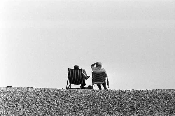 Beach Scenes, Eastbourne, East Sussex, 12th August 1968
