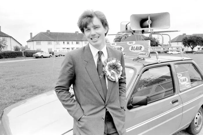 Framed Print : Beaconsfield By Election 1982, Tony Blair, Labour Party Candidate