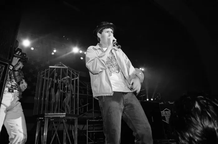 Framed Print : The Beastie Boys performing at Brixton Academy, London. Pictured