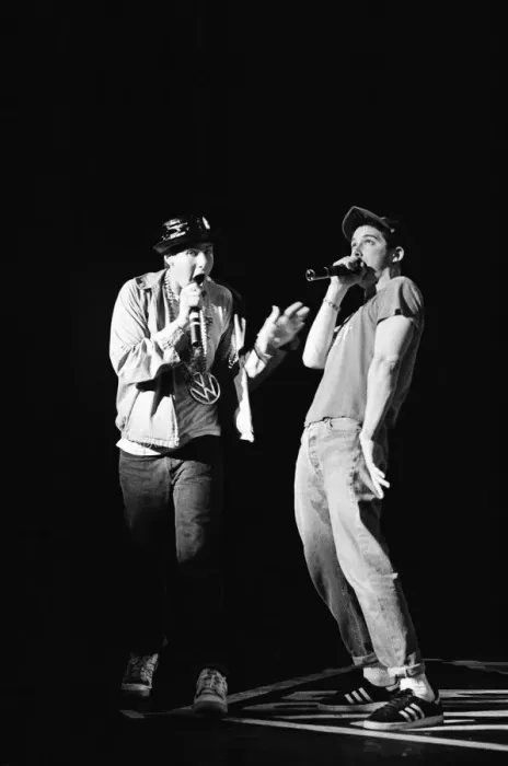Framed Print : The Beastie Boys performing at Brixton Academy, London. Pictured