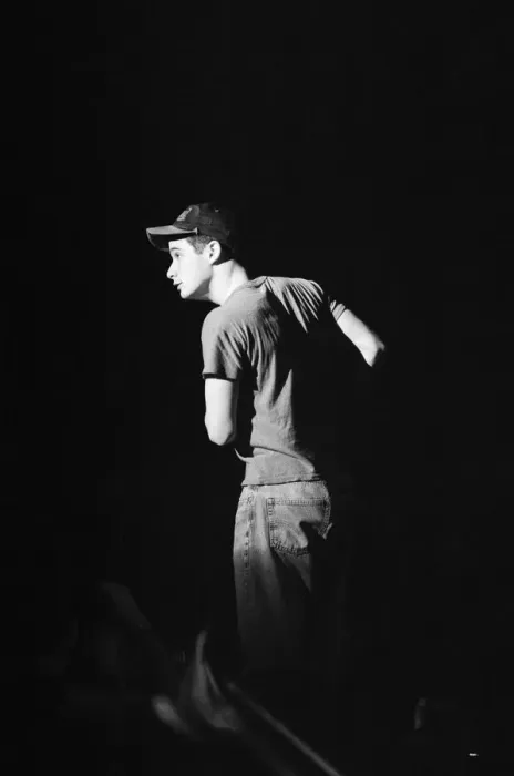 Framed Print : The Beastie Boys performing at Brixton Academy, London. Pictured, Adam Horovitz (Ad-Rock)