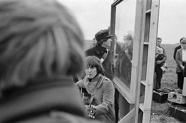 Beatle left out in the cold 3rd May 1965. Stranded on a desolate Knighton