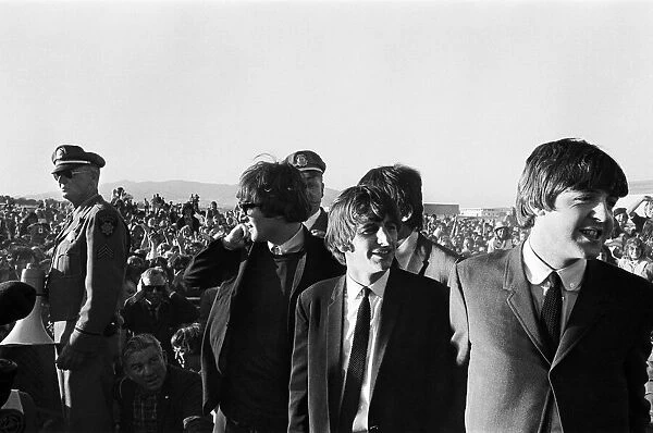 The Beatles 1964 American Tour San Francisco. (Picture shows