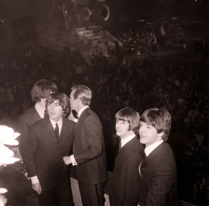 Framed Print : The Beatles 1965 Daily Mirror Golden Ball February 1965 Royal Albert Hall Framed Print : The Beatles 1965 Daily Mirror Golden Ball February 1965 Royal Albert Hall