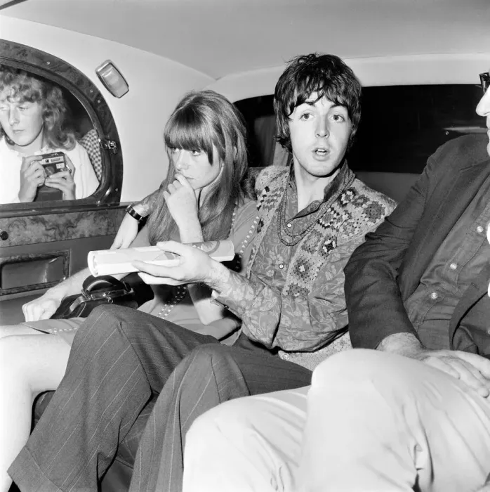 Framed Print : The Beatles in Bangor Wales to take part in a 10-day conference on Transcendental Framed Print : The Beatles in Bangor Wales to take part in a 10-day conference on Transcendental