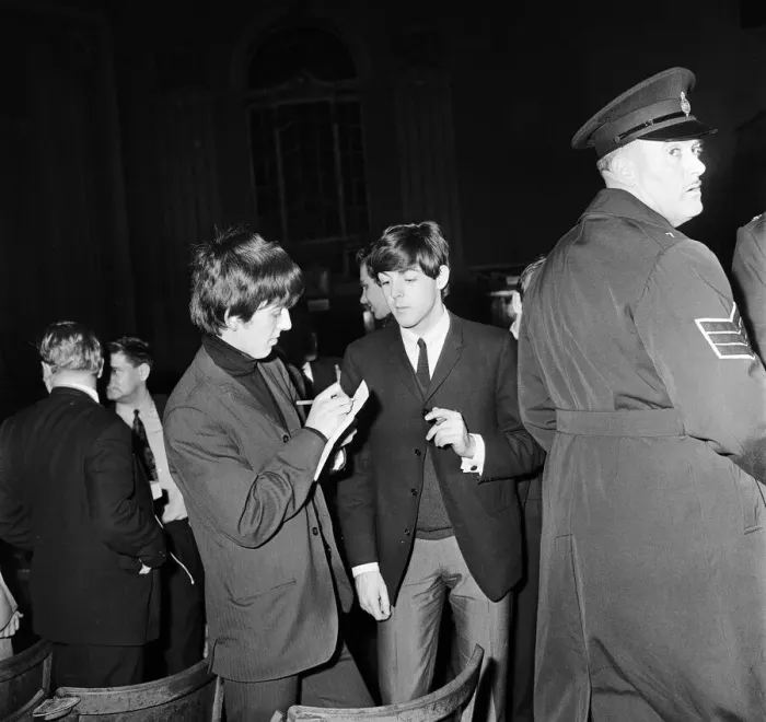 Framed Print : The Beatles Concert at the ABC, Carlisle, as part of The Beatles Autumn Tour