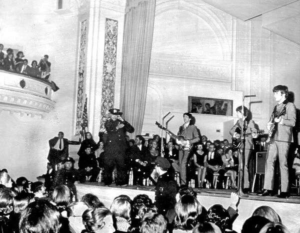 The Beatles in concert at Carnegie Hall New York USA Higher res version