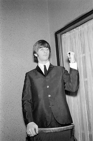 Beatles drummer Ringo Starr before the groups performance at the ABC Cinema in