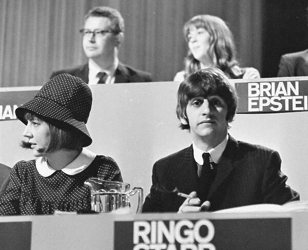 Beatles drummer Ringo Starr, one of the judges on National Beat Group Competition
