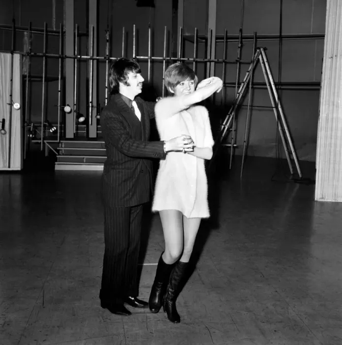 Framed Print : Beatles drummer Ringo Starr with pop singer Cilla Black - a friend of Ringo Framed Print : Beatles drummer Ringo Starr with pop singer Cilla Black - a friend of Ringo