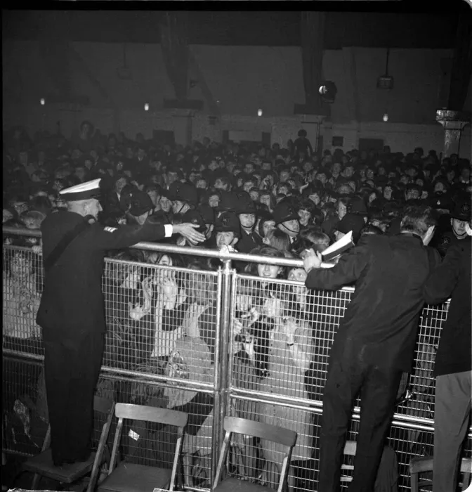 Framed Print : Beatles fans at Wimbledon Palais. 14th December 1963