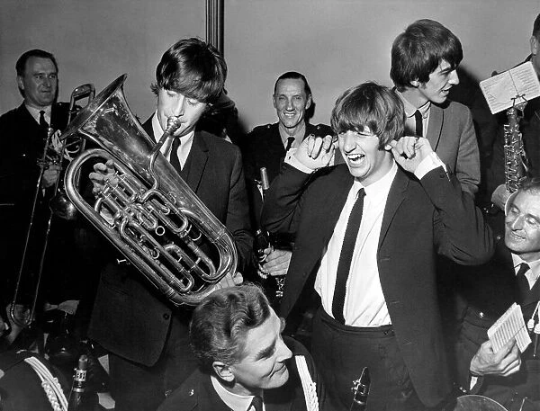 The Beatles in Liverpool, Friday 10th July 1964. Back home for evening premiere of