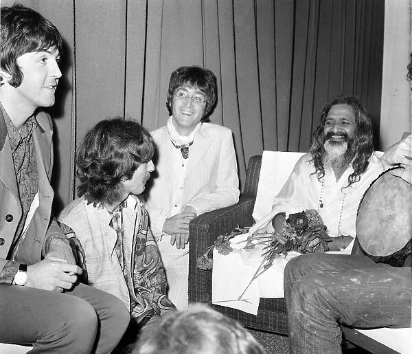The Beatles meet Maharishi Mahesh Yogi, 27 August 1967