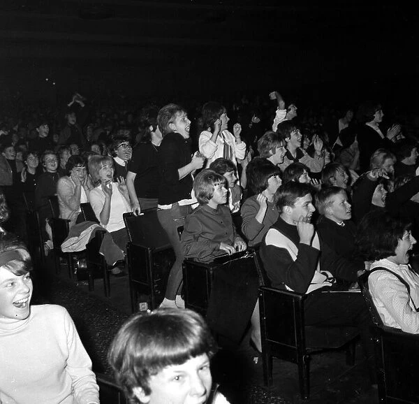 The Beatles November 1963 Fans of The Beatles cheer