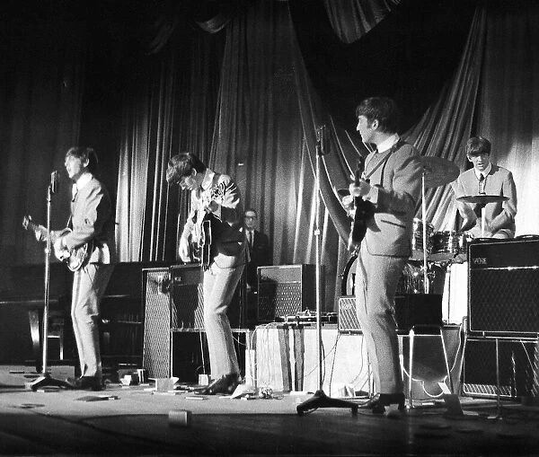 The Beatles onstage, ABC Cinema, Northampton, 6 November 1963