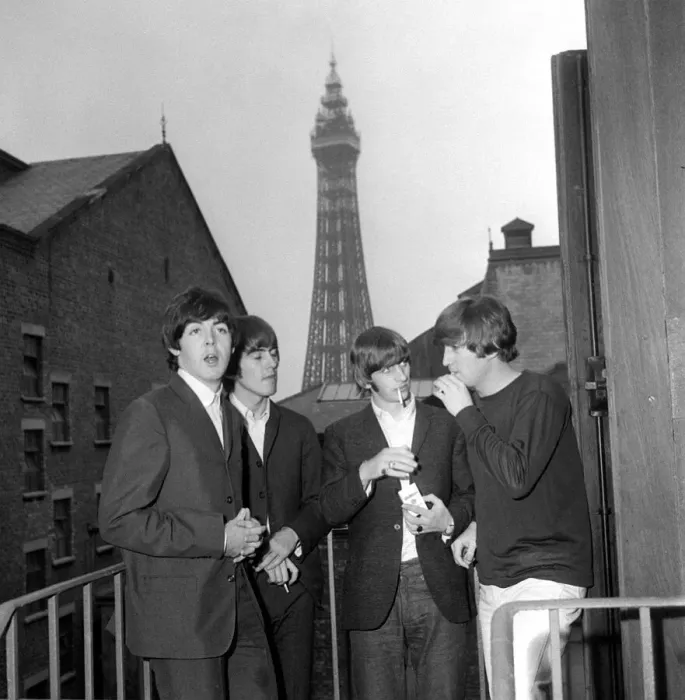 Framed Print : The Beatles before playing the Opera House Blackpool 16 August 1964 Framed Print : The Beatles before playing the Opera House Blackpool 16 August 1964
