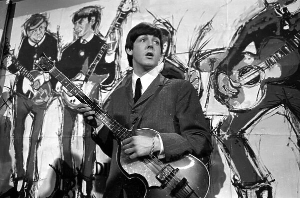 The Beatles - Pop Group - 20th March 1964. The Beatles at Television House