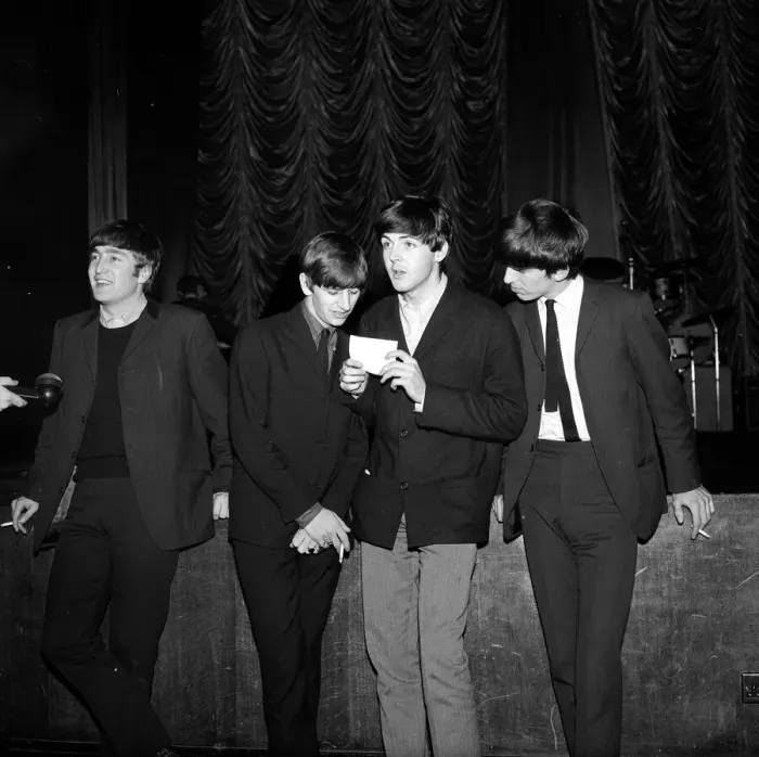 Framed Print : The Beatles Pop Group in Plymouth 13th November 1963. John Lennon, Ringo Starr Framed Print : The Beatles Pop Group in Plymouth 13th November 1963. John Lennon, Ringo Starr