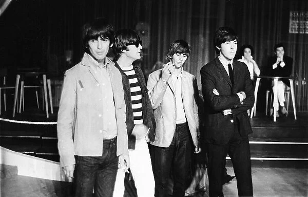 The Beatles prior to Night of a thousand stars show held at the Palladium theatre