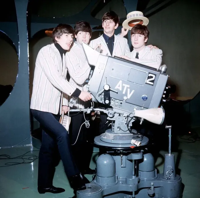 Framed Print : The Beatles Rehearse for ATV Show with Morecambe and Wise 2 December 1963 Beatles group Framed Print : The Beatles Rehearse for ATV Show with Morecambe and Wise 2 December 1963 Beatles group