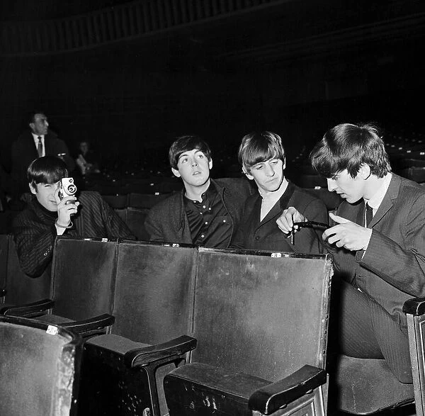 The Beatles rest in Ritz cinema Belfast after 300 police were used to stop thousands of
