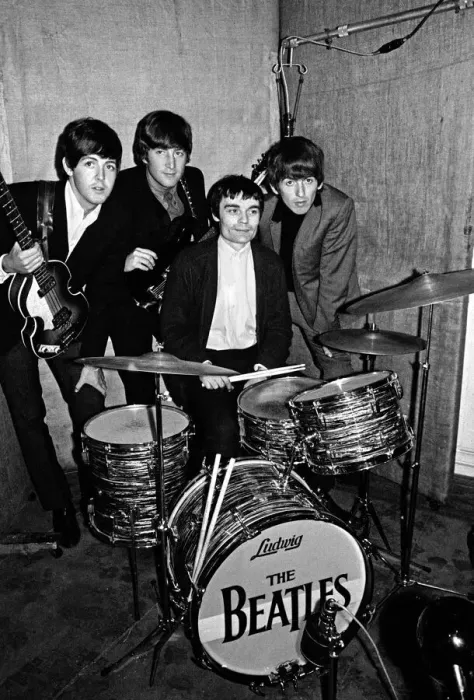 Framed Print : The Beatles in the studio (Studio Two, EMI Studios, London)