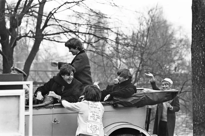 Framed Print : The Beatles, Teddington TV Studios. Recording music and comedy sequences for ABC-TV Framed Print : The Beatles, Teddington TV Studios. Recording music and comedy sequences for ABC-TV