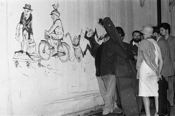 Framed Print : A Beatnik party at Hampstead. August 1960 Framed Print : A Beatnik party at Hampstead. August 1960