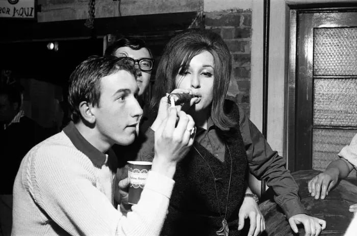Framed Print : A Beatnik party at Hampstead. August 1960 Framed Print : A Beatnik party at Hampstead. August 1960