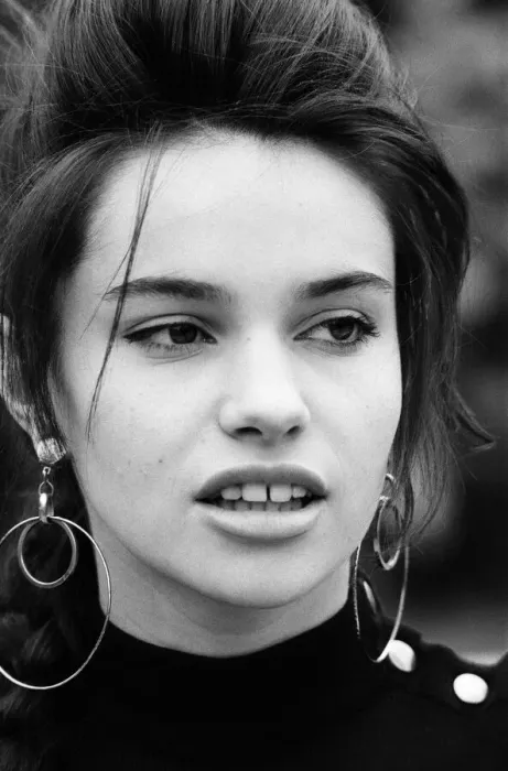 Framed Print : Beatrice Dalle, french actress, photo-call in London to promote new film Betty Blue