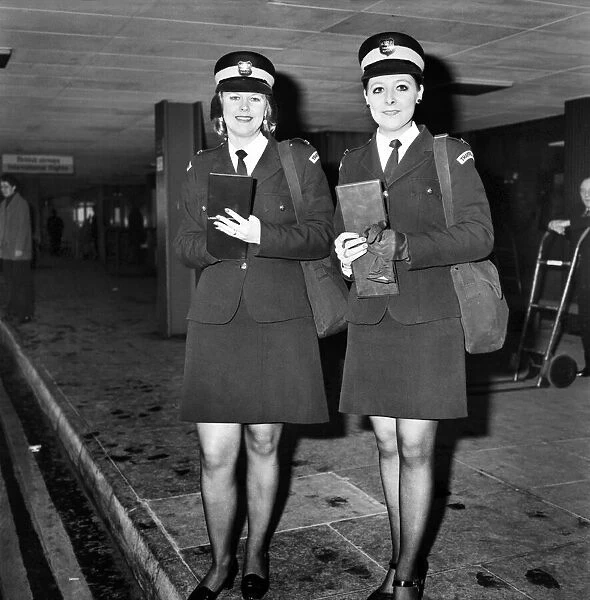 Beauty Queen Traffic Wardens. Travellers St Londons Heathrow Airport may have their