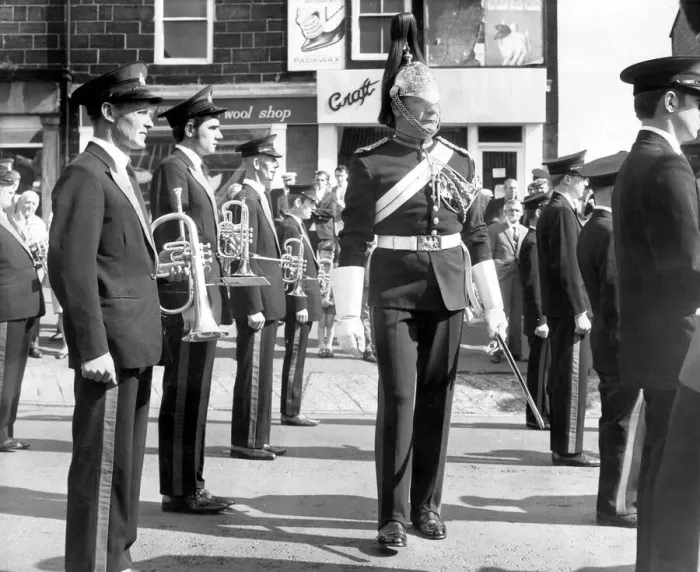 Framed Print : Bedlington Miners Picnic - Corporal of Horse William Sampson, Household Cavalry Framed Print : Bedlington Miners Picnic - Corporal of Horse William Sampson, Household Cavalry