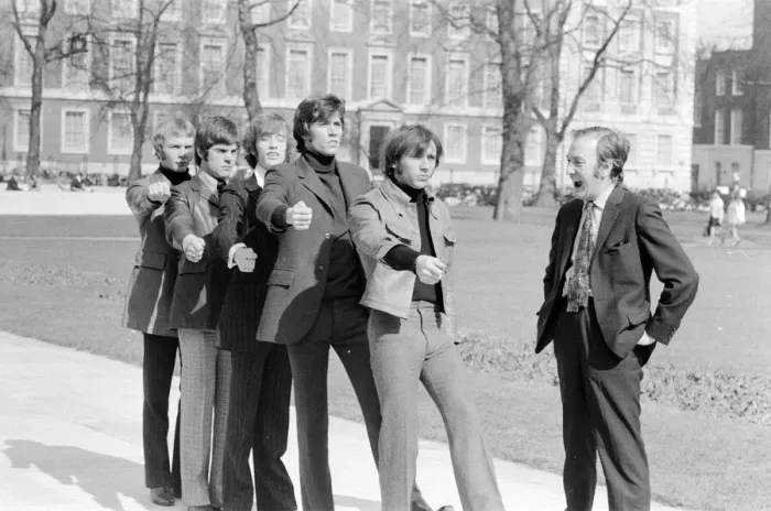 Framed Print : The Bee Gees are put through their paces by Britain Framed Print : The Bee Gees are put through their paces by Britain